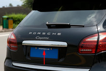 Trunk trim above license plate Libao (stainless steel) for Porsche Cayenne 2010-2017 - image 1