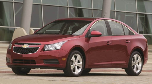 Upper glass frame V1 (for Sedan version, stainless steel) for Chevrolet Cruze 2009-2015 - Reelken Auto