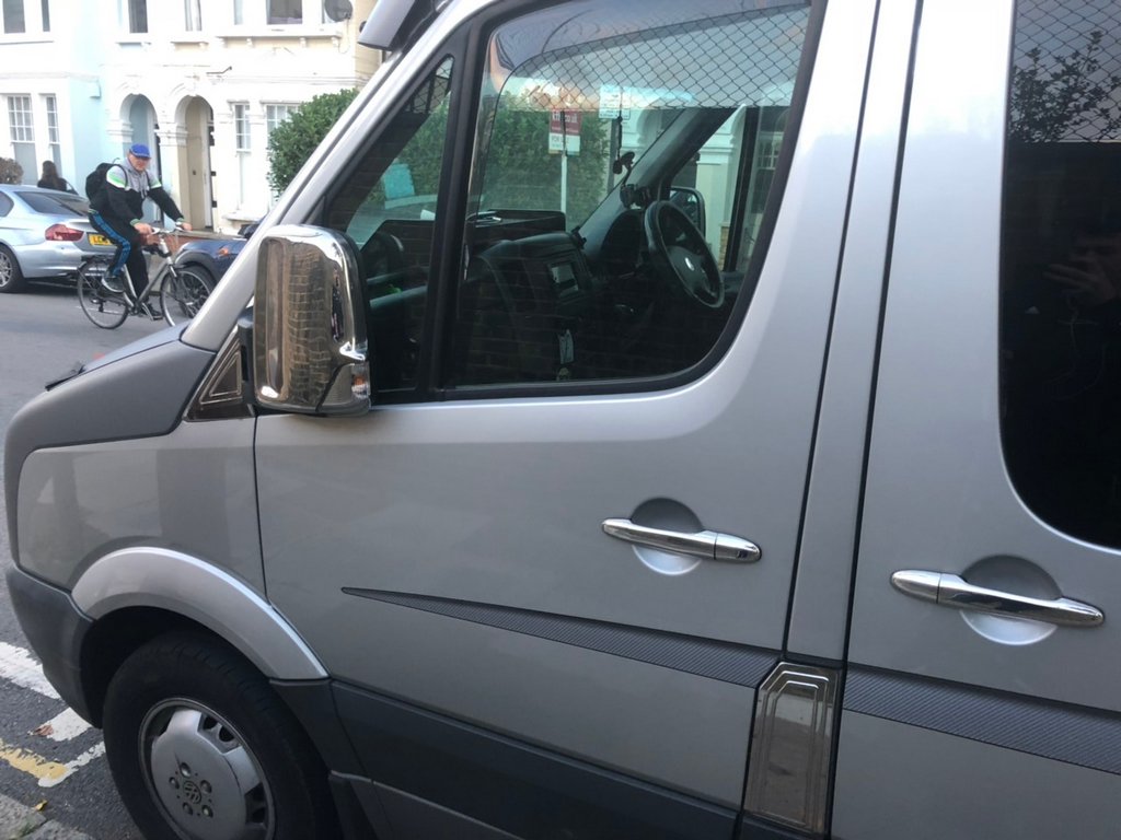 Tank trim (stainless) for Volkswagen Crafter 2006-2016 - image 2