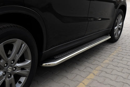 Side Steps Maydos V2 (2 pcs, Aluminum & Stainless Steel) for Suzuki Vitara 2015- - image 1