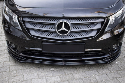 Front Lip Spoiler EuroCap (black) for Mercedes Vito/V-class W447 2014- - image 1