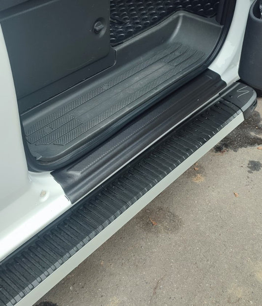 Door Sill Protectors EuroCap (2 pcs, ABS) for Mercedes Vito W639 2004-2014 - image 2