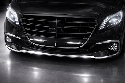 Front bumper chrome trim kit (2023+) for Mercedes Vito/V-class W447 2014- - image 1
