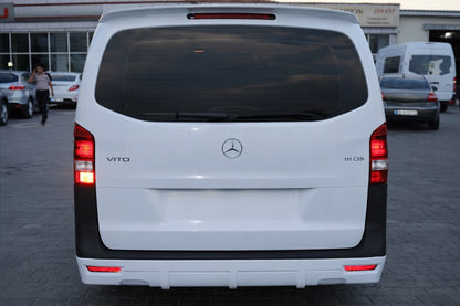 Rear bumper cover V1 (primed for painting) for Mercedes Vito/V-class W447 2014- - image 2