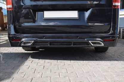 Rear bumper cover V2 (primed for painting) for Mercedes Vito/V-class W447 2014- - image 1