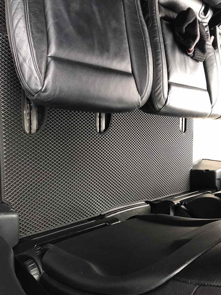 EVA V-class mats, ExtraLong 2 side (Pick-up only, full interior, Black) for Mercedes Vito / V-class W447 2014↗ year - Reelken Auto