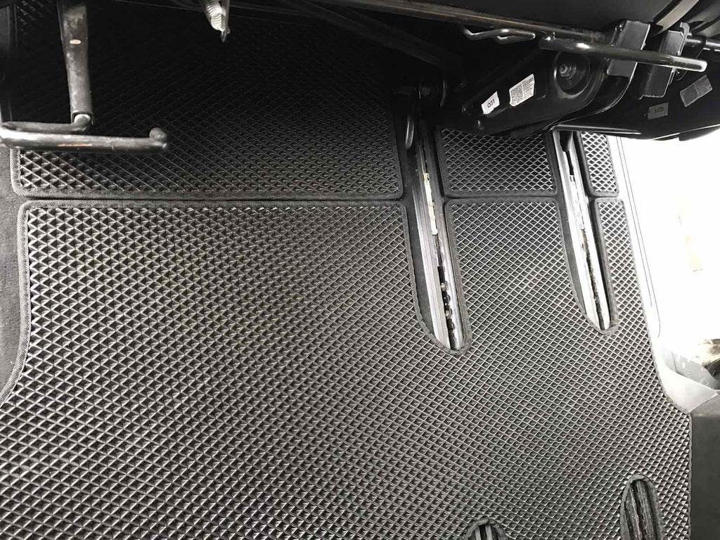 EVA V-class mats, ExtraLong 2 side (Pick-up only, full interior, Black) for Mercedes Vito / V-class W447 2014↗ year - Reelken Auto