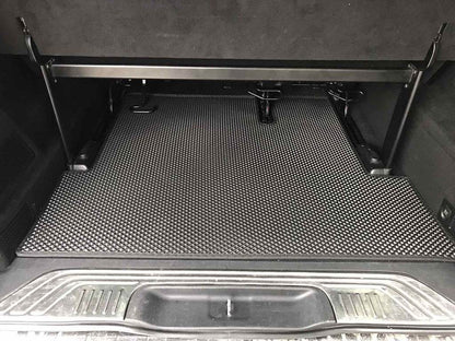 EVA V-class mats, ExtraLong 2 side (Pick-up only, full interior, Black) for Mercedes Vito / V-class W447 2014↗ year - Reelken Auto