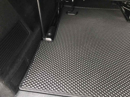 EVA V-class mats, ExtraLong 2 side (Pick-up only, full interior, Black) for Mercedes Vito / V-class W447 2014↗ year - Reelken Auto
