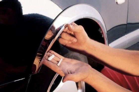 The pads on the arches (4 pieces, stainless steel) for Peugeot Bipper - image 8