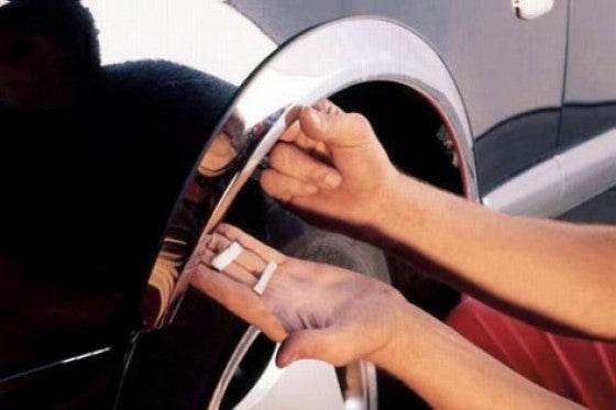 The pads on the arches (4 pieces, stainless steel) for Renault Lodgy 2013-2022 - Reelken Auto