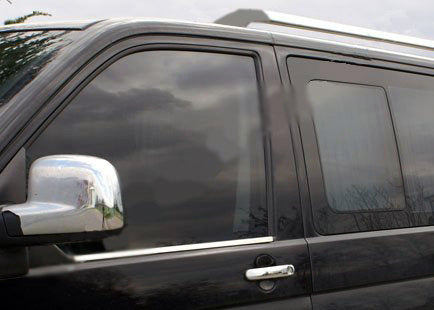 Front bezel glass (2 pieces, stainless steel) for Volkswagen T5 2010-2015 - image 1