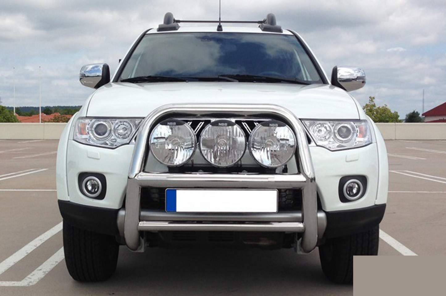 Bull Bar WT018 (Stainless Steel) for Mitsubishi L200 2006-2015 - image 2