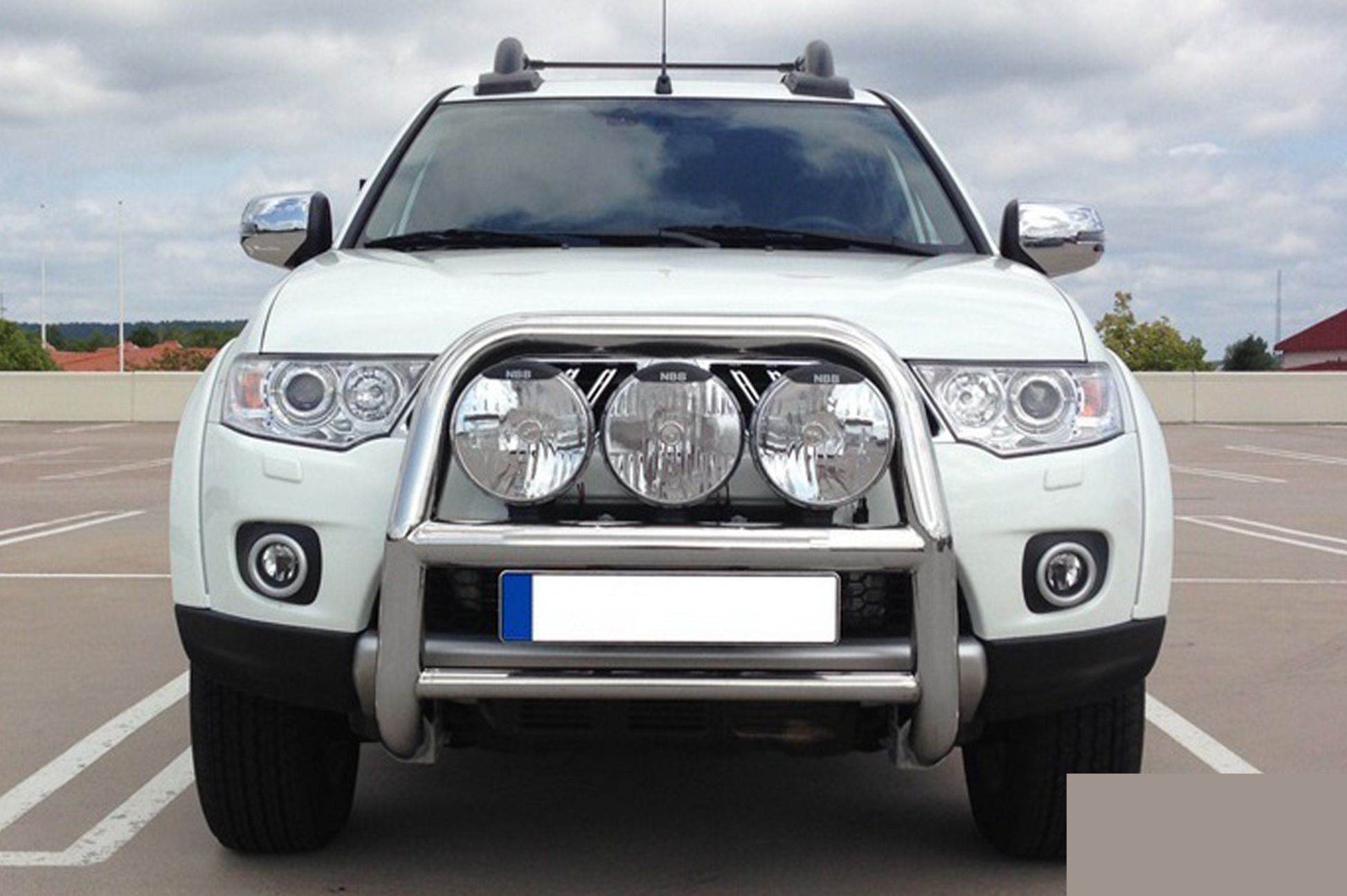 Bull Bar WT018 (Stainless Steel) for Mitsubishi L200 2006-2015 - image 2