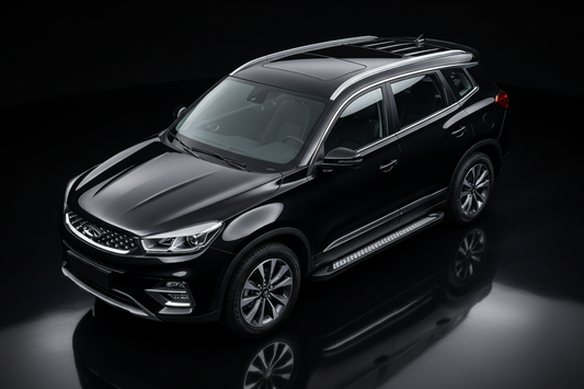 Side Steps New Vision Black (2 pcs, Aluminum) for Chery Tiggo 8 2017- - image 1