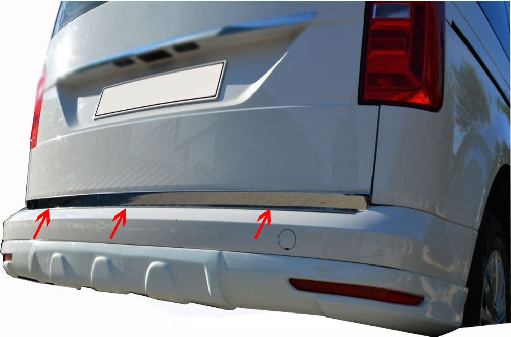The edge of the trunk (stainless) for Volkswagen Caddy 2015-2020 - image 1