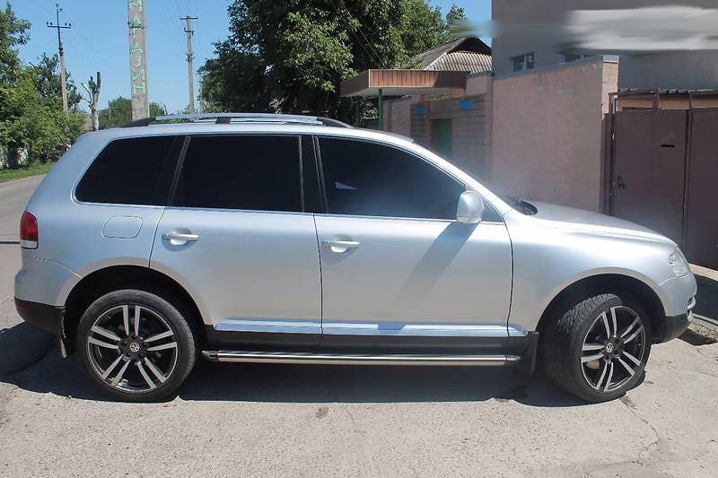 Railings Chrome (Plastic legs) for Volkswagen Touareg 2002-2010 - image 4