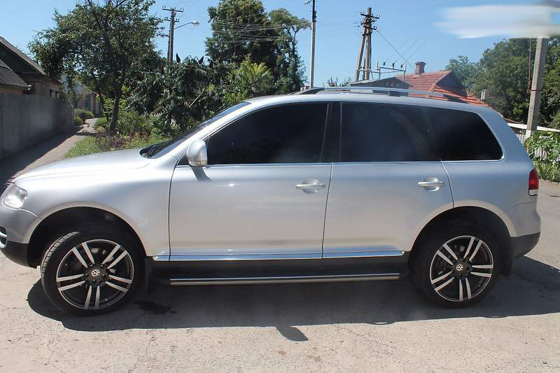 Railings Chrome (Plastic legs) for Volkswagen Touareg 2002-2010 - image 5