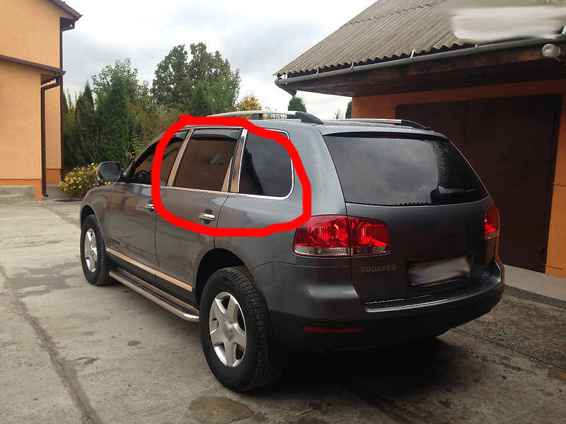 Chrome Door Pillar Covers (6 pcs, Stainless Steel) for Volkswagen Touareg 2002-2010 - image 8