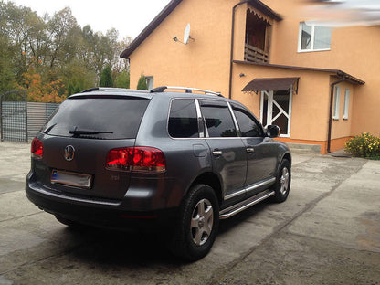 Railings Chrome (Plastic legs) for Volkswagen Touareg 2002-2010 - image 7