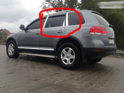 Chrome Door Pillar Covers (6 pcs, Stainless Steel) for Volkswagen Touareg 2002-2010 - image 10