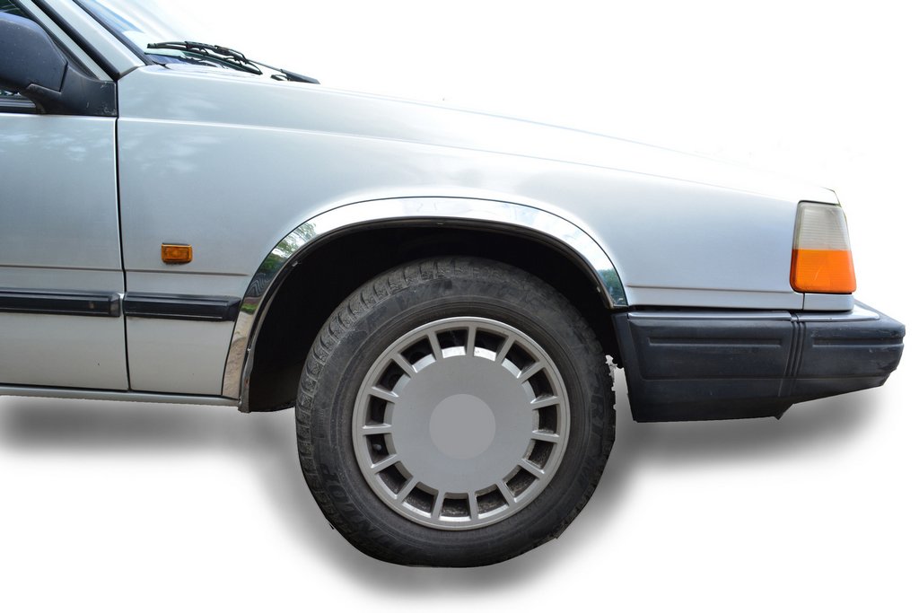 Stainless Steel Fender Trim (4 pcs) for Volvo 940/960 1990-1997 - image 9