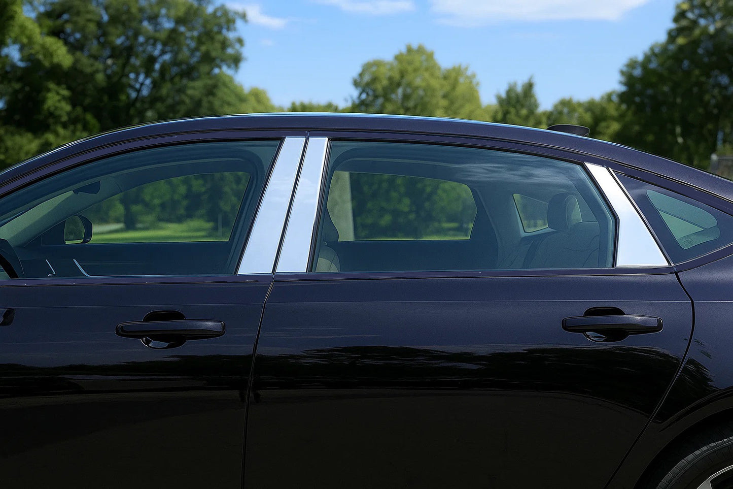 Stainless Steel Door Pillar Covers (6 pcs) for Volvo S90/V90 2016- - image 2