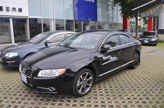 Window vents with chrome molding (4 pieces, HIC) for Volvo S80 2006↗ - Reelken Auto