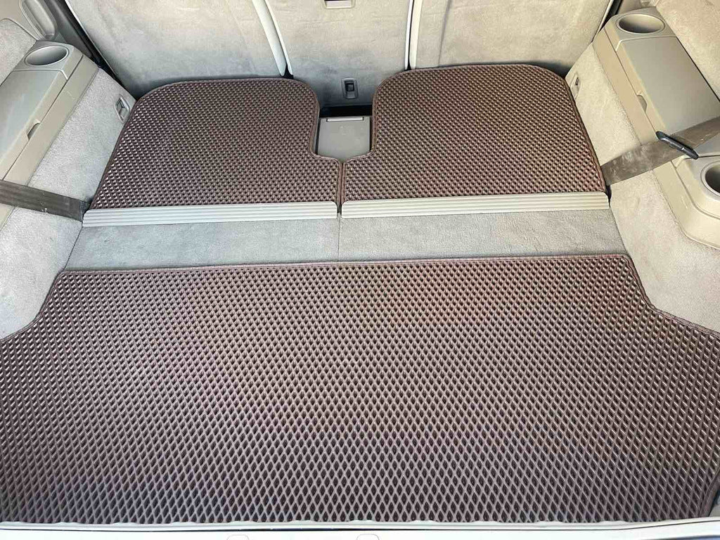 Trunk mat 3-piece (EVA, brick) for Volvo XC90 2002-2014 - image 1