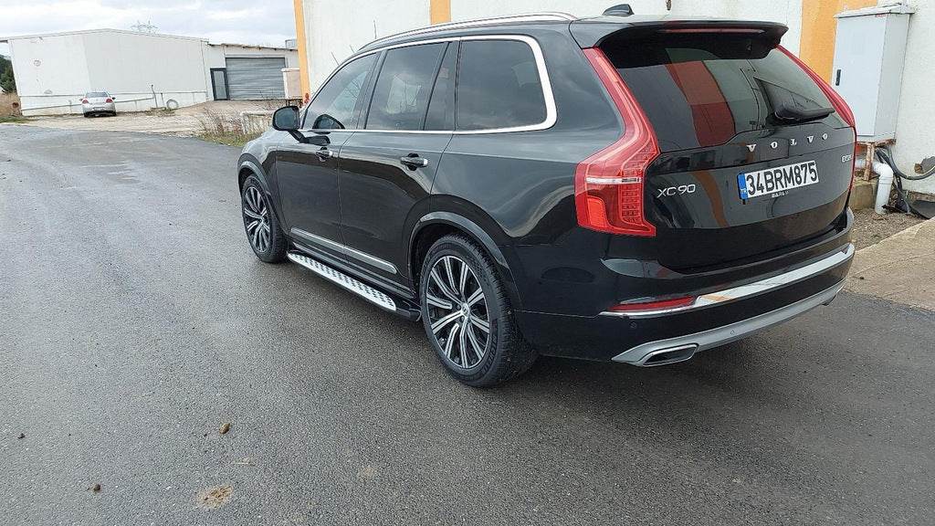 Shining side sills (2 pcs., Aluminum) for Volvo XC90 2015↗ - Reelken Auto