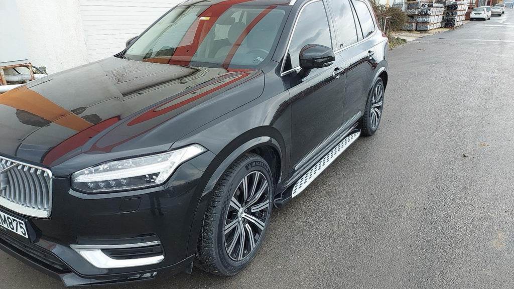 Shining side sills (2 pcs., Aluminum) for Volvo XC90 2015↗ - Reelken Auto
