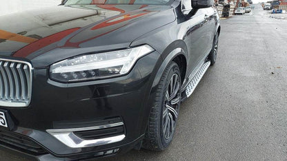Shining side sills (2 pcs., Aluminum) for Volvo XC90 2015↗ - Reelken Auto