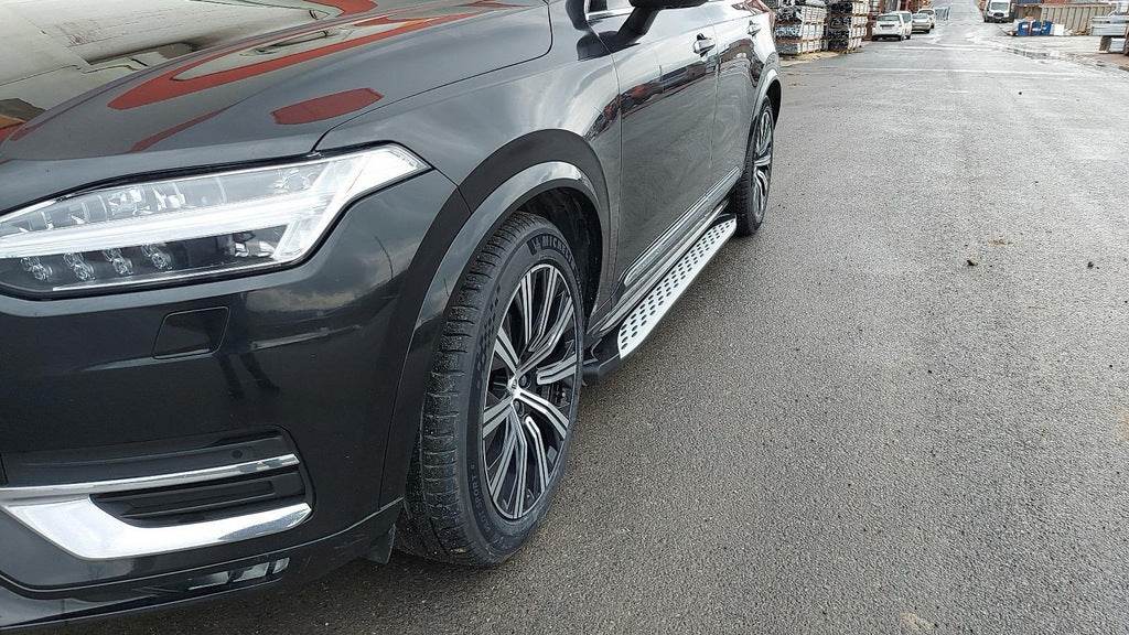 Shining side sills (2 pcs., Aluminum) for Volvo XC90 2015↗ - Reelken Auto