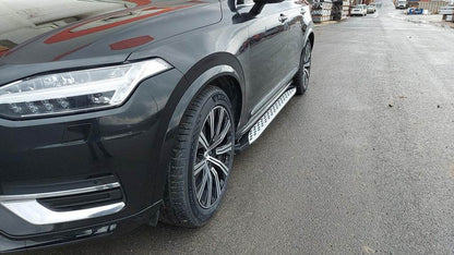 Shining side sills (2 pcs., Aluminum) for Volvo XC90 2015↗ - Reelken Auto