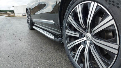 Shining side sills (2 pcs., Aluminum) for Volvo XC90 2015↗ - Reelken Auto