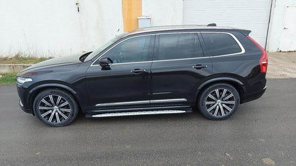 Shining side sills (2 pcs., Aluminum) for Volvo XC90 2015↗ - Reelken Auto