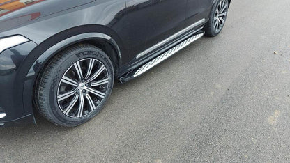 Shining side sills (2 pcs., Aluminum) for Volvo XC90 2015↗ - Reelken Auto
