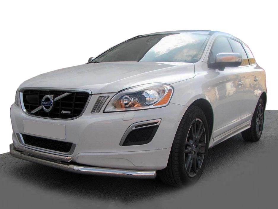 Front protection ST014 (stainless) for Volvo XC60 2009-2017 - Reelken Auto