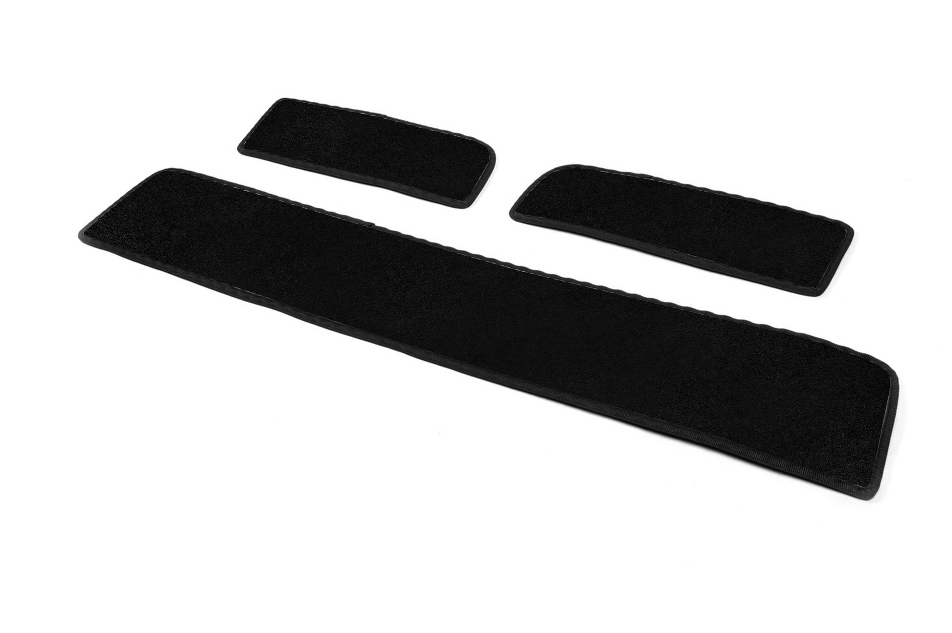 Premium Textile Floor Mats with Door Sill Coverage (3 pcs, black) for Volkswagen Crafter 2006-2016 - image 2