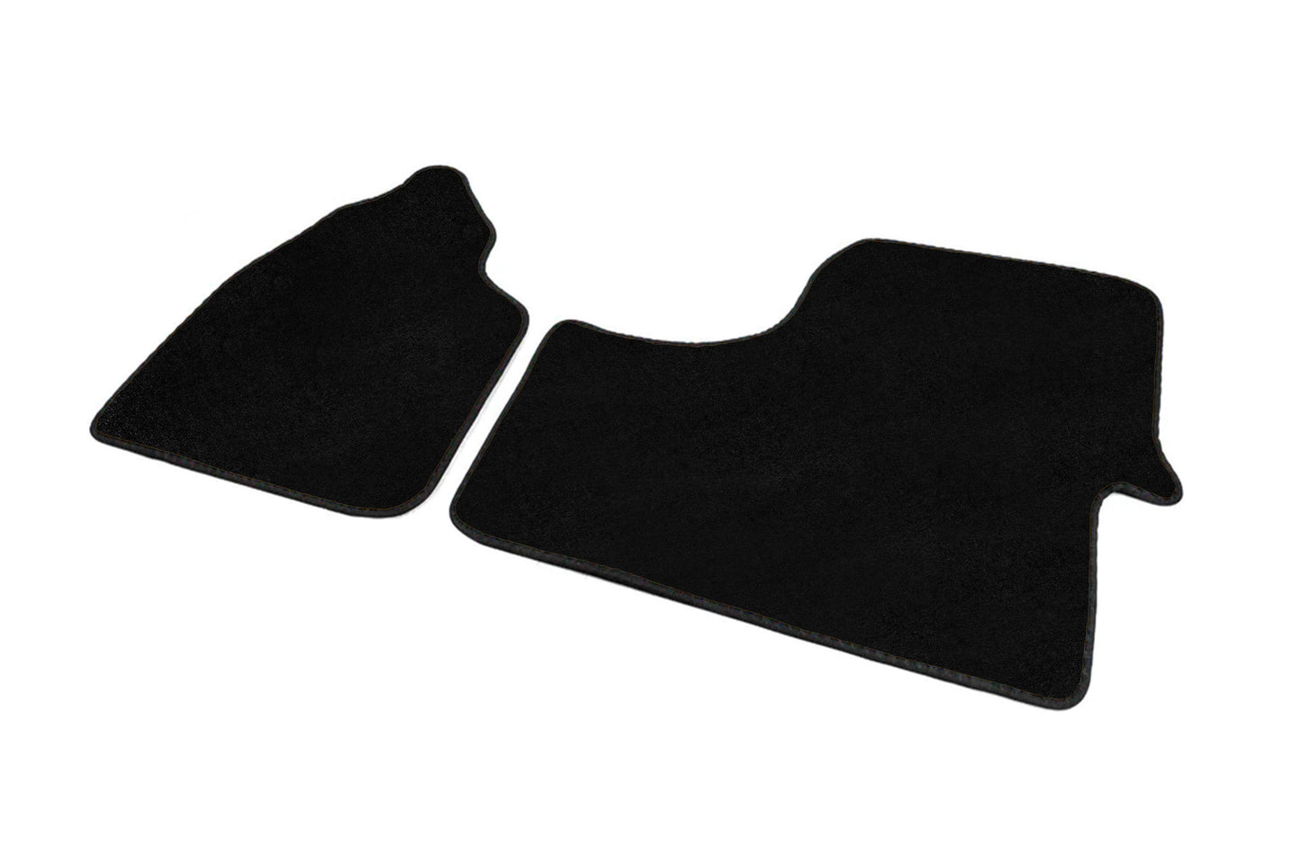 Textile Floor Mats Deluxe V2 (Black) for Volkswagen Crafter 2006-2016 - image 2