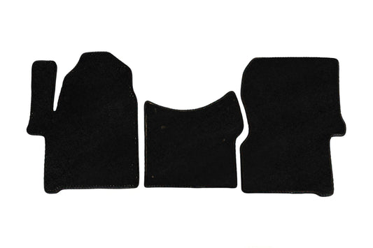 Textile Floor Mats Premium V3 (black) for Volkswagen Crafter 2006-2016 - image 1