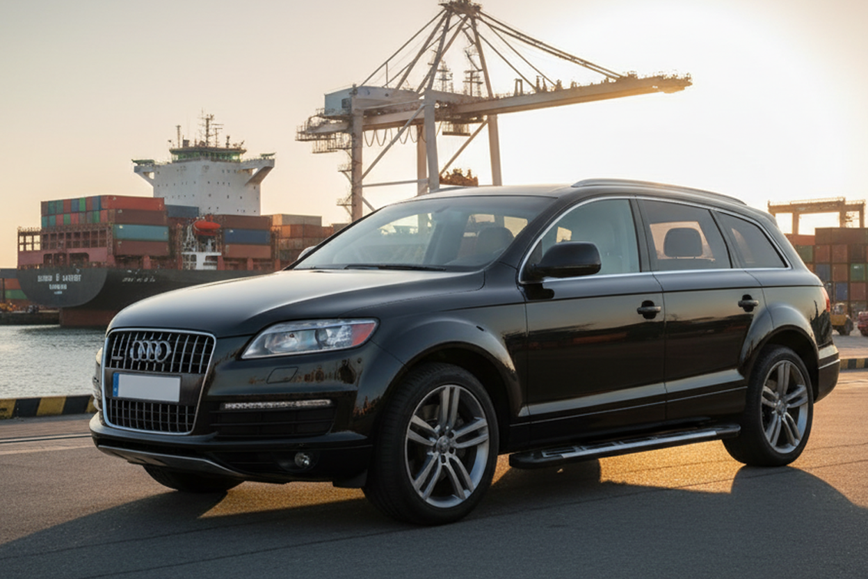 Side Steps Sunrise (2 pcs, Aluminum) for Audi Q7 2005-2015 - image 1