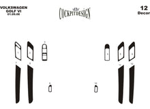 Dashboard Trim Covers (Extension) for Volkswagen Golf 6 2008-2014 - image 2