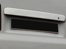 Stainless steel trim above license plate for rear swing doors for Volkswagen T5 2010-2015 - image 2
