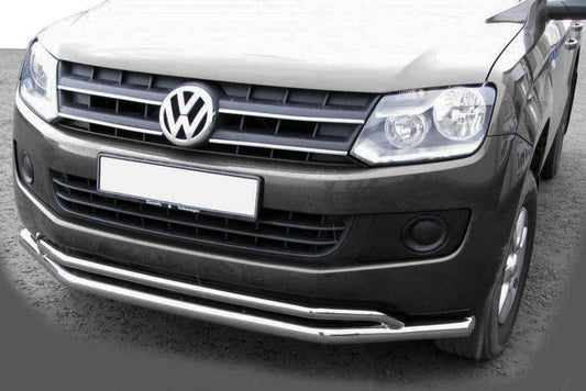 Front protection ST017 (stainless) for Volkswagen Amarok 2010-2022 - image 1