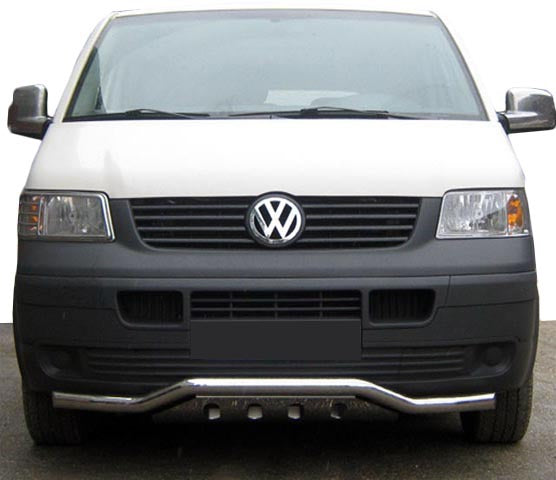 Lower Lip Wave-Grill ST007-1 (Stainless Steel) for Volkswagen T5 Multivan 2003-2010 - image 1