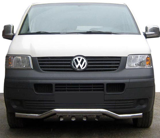 Front Bar Wave-Grille ST007-1 (Stainless Steel) for Volkswagen T5 Transporter 2003-2010 - image 1
