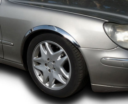 Fender flares (4 pcs, stainless steel) for Mercedes S-сlass W220 1998-2005 - image 2
