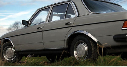Fender flares (4 pcs, stainless steel) for Mercedes W123 1975-1986 - image 5