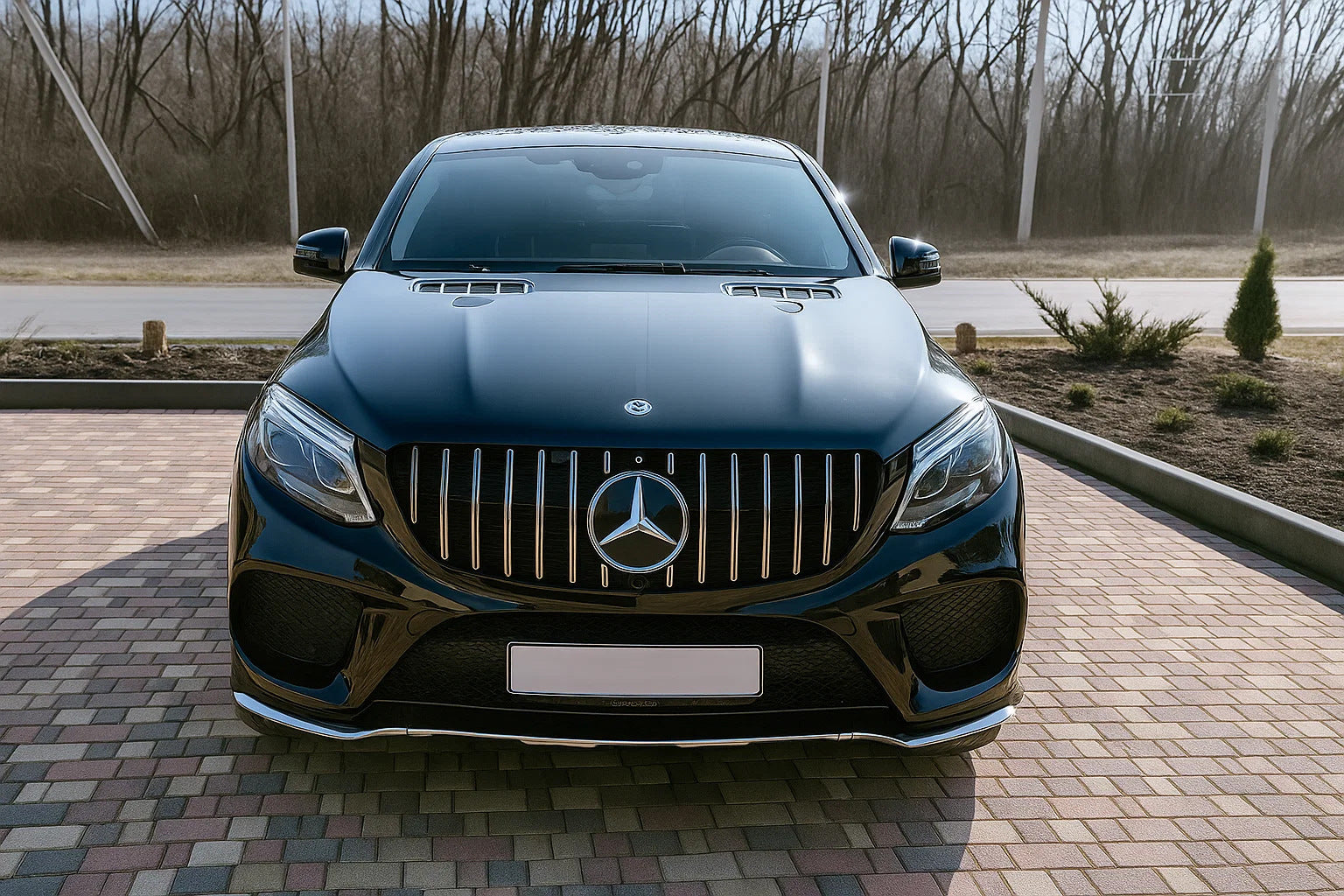 Tuning Front Grille (GT Panamericana) for Mercedes GLE coupe C292 2015-2019 - image 1